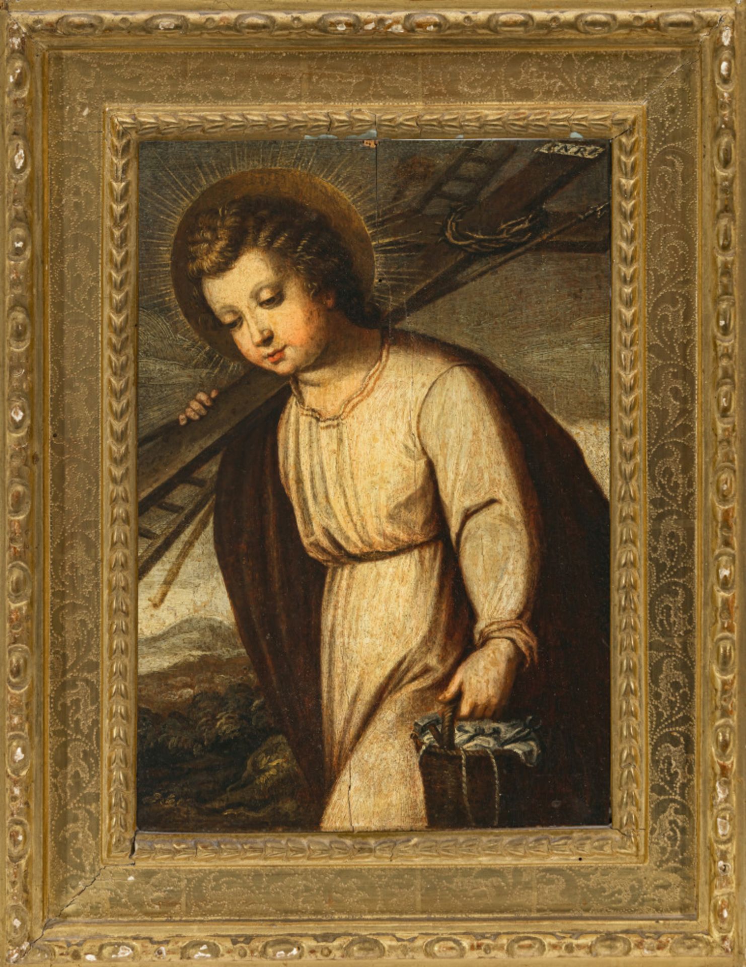 Italien oder Spanien 17. Jh.   - Christusknabe mit den Leidenswerkzeugen    - Bild 3 aus 4