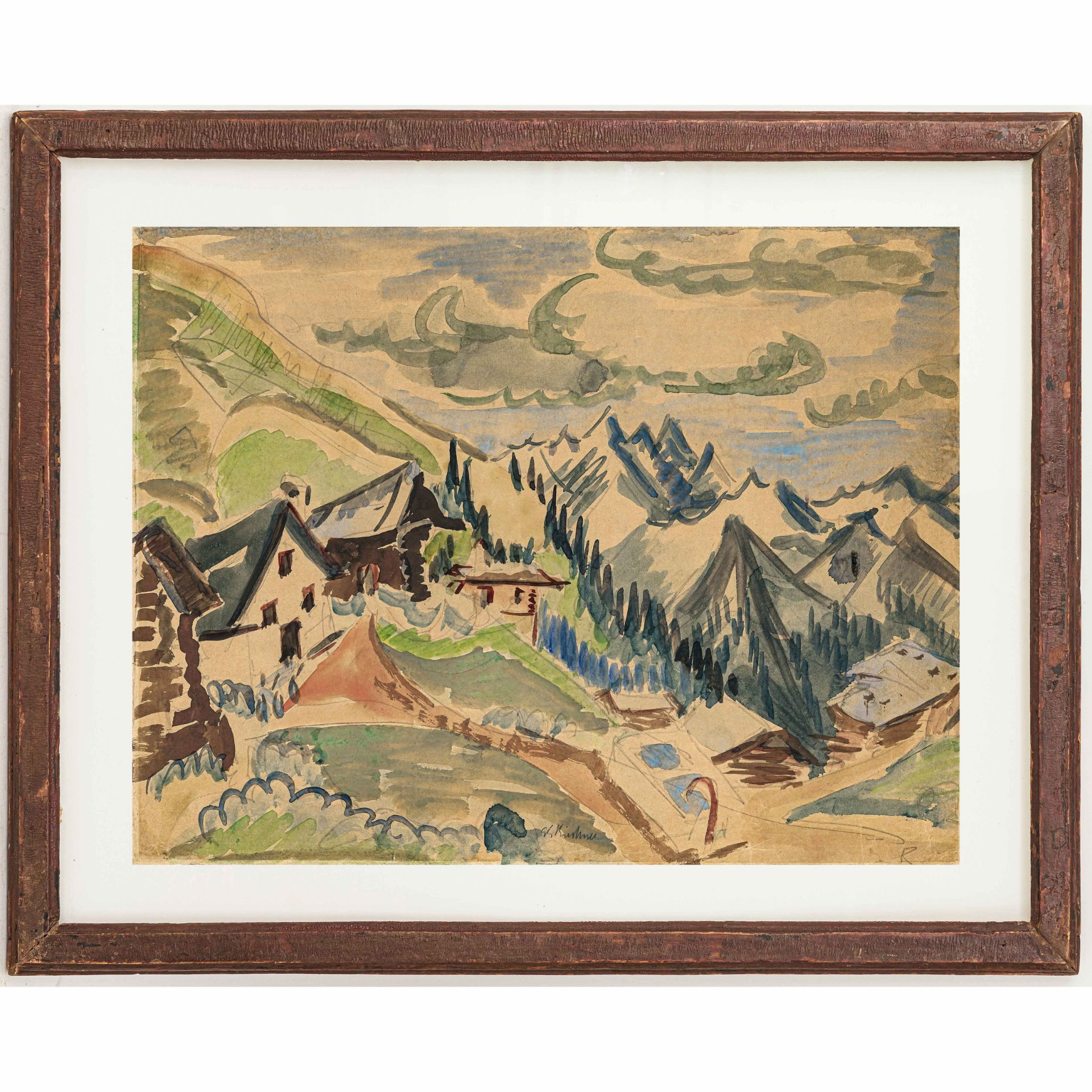 Ernst Ludwig Kirchner - Stafelalp. Um 1918 - Bild 3 aus 3