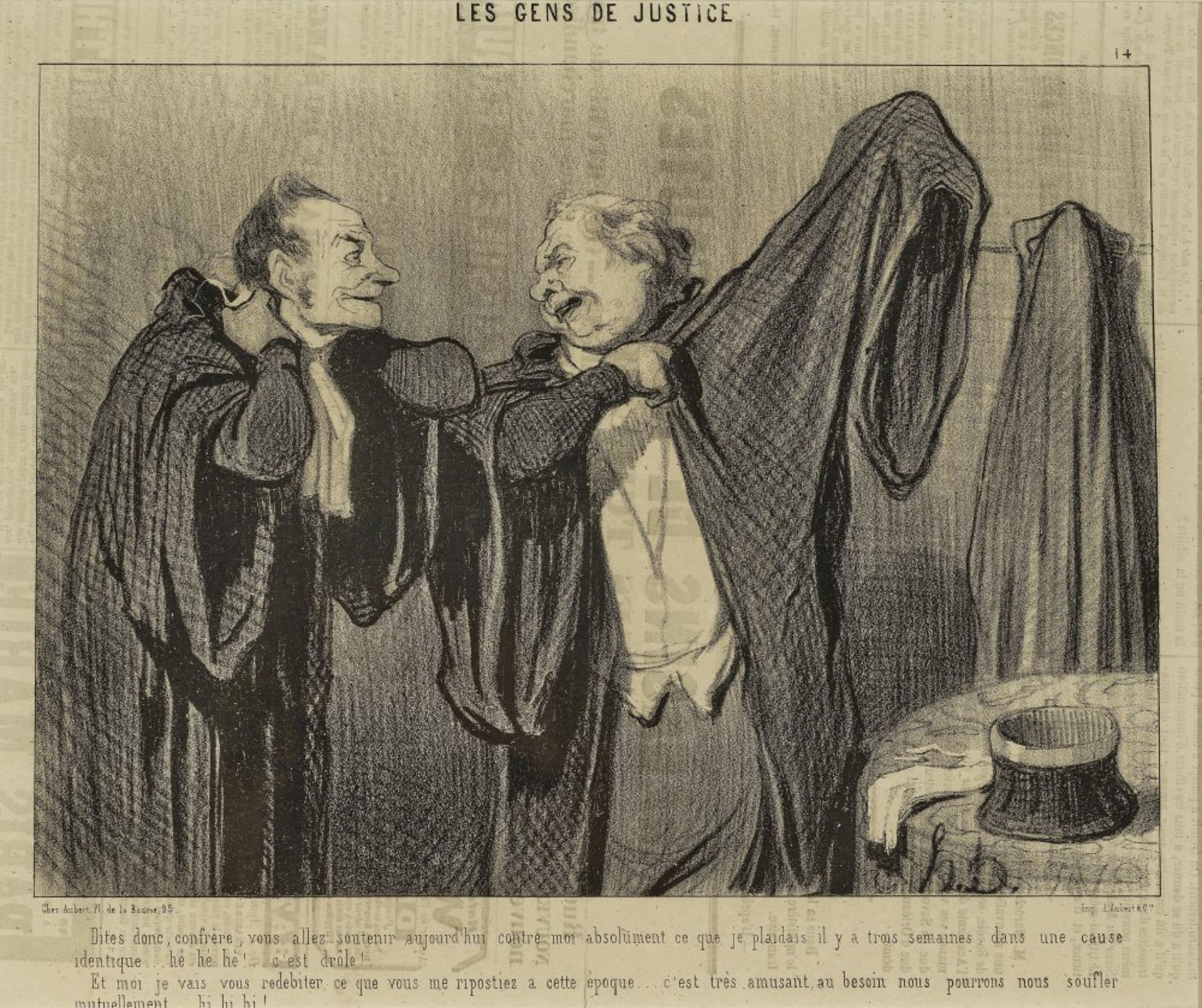 Honoré Daumier  - Les Gens de Justice    - Bild 9 aus 10