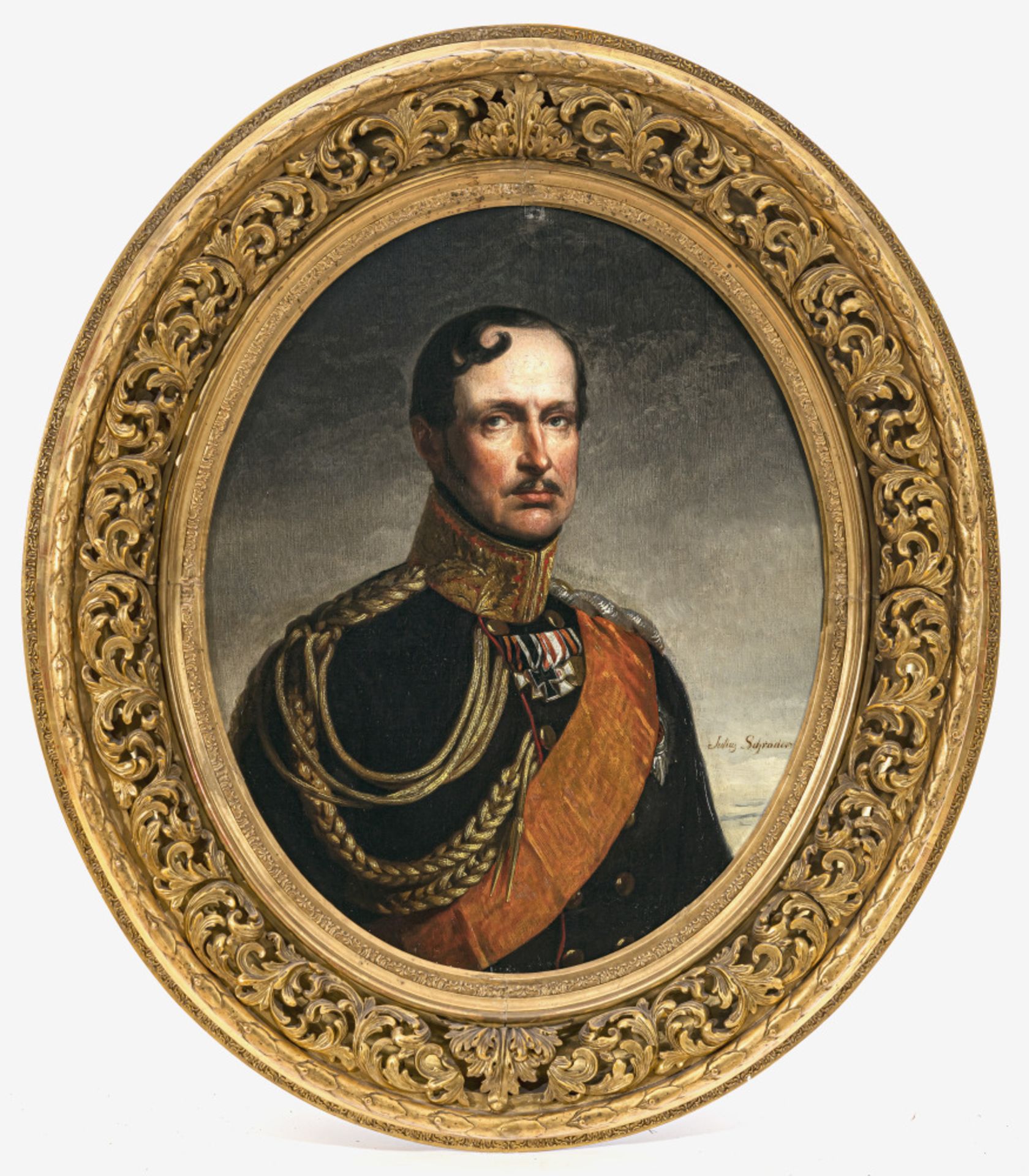 Julius Schrader  - Bildnis König Friedrich Wilhelm III. von Preußen   (1770-1840).  - Bild 3 aus 4