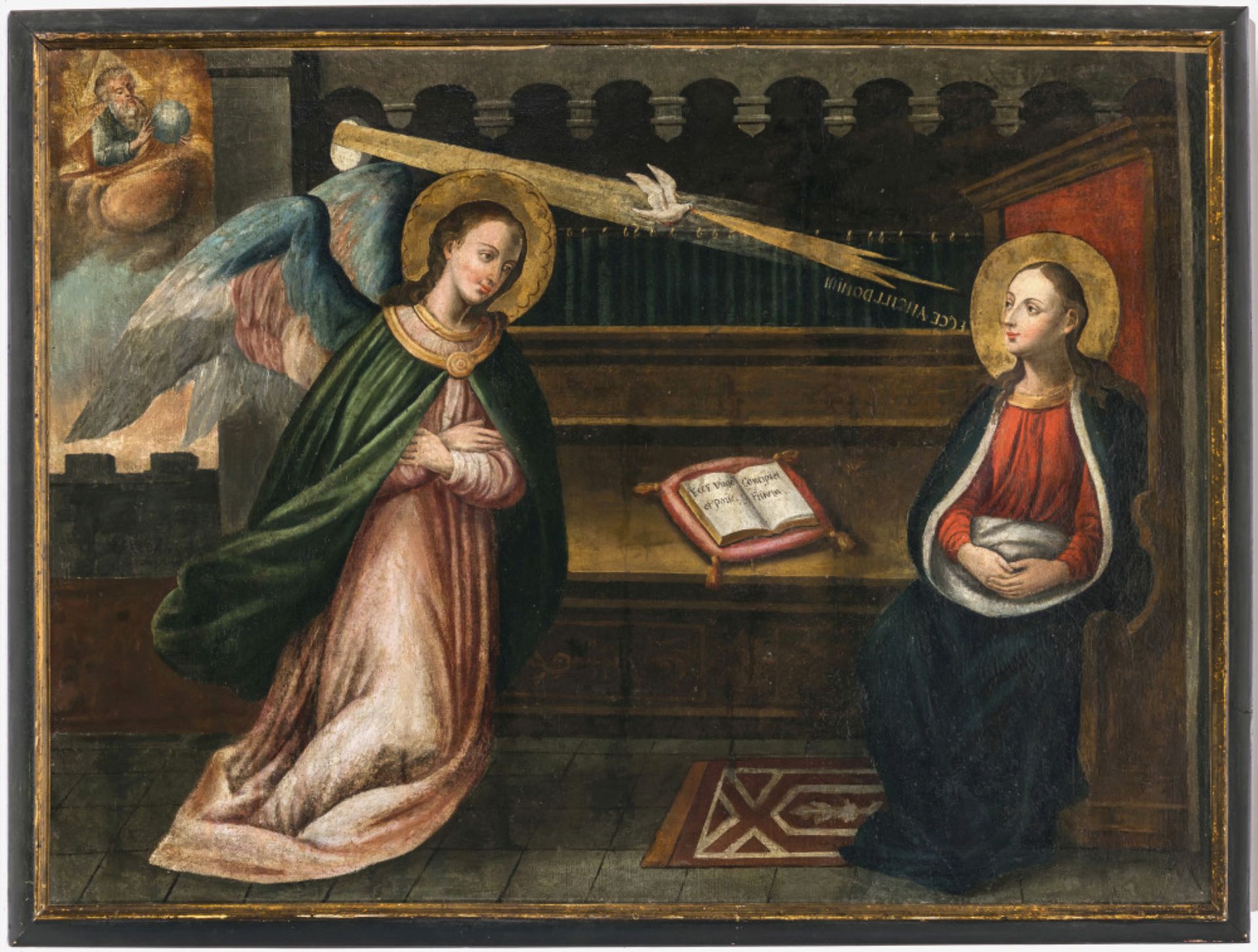 Meister der Annunciazione della SS. Annunziata in Florenz, Nachfolge 17. Jh.   - Verkündigung Marien - Bild 4 aus 4