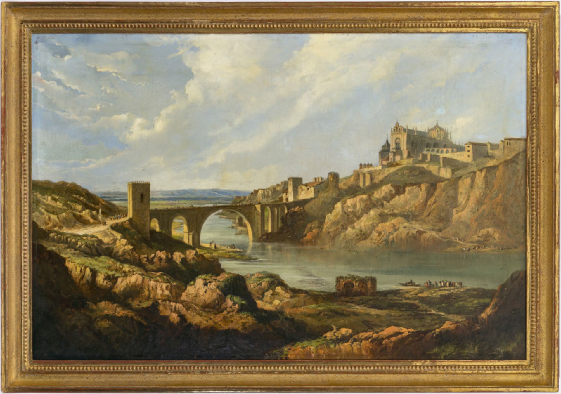 Toledo - Blick auf den Puente de San Martín und das Kloster San Juan de los Reyes - Bild 3 aus 4