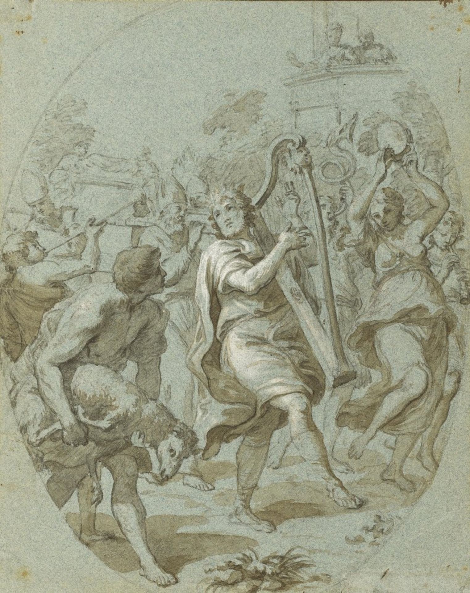 Italien (Giovanni Antonio Crecolini, 1675 Rom - 1725 ebenda, ?) 17. Jh.   - Die Überführung der Bund - Bild 2 aus 2