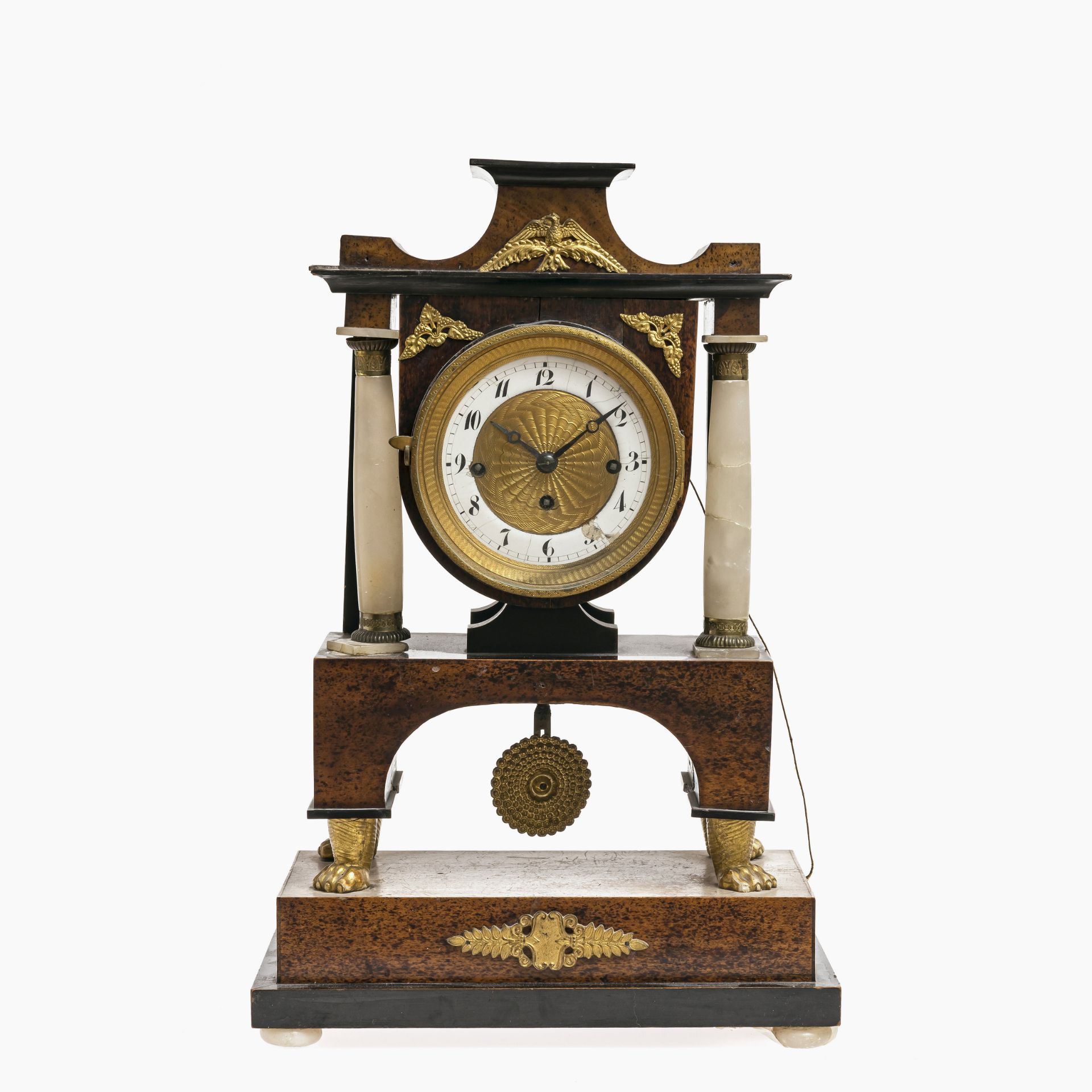 A bracket clock 