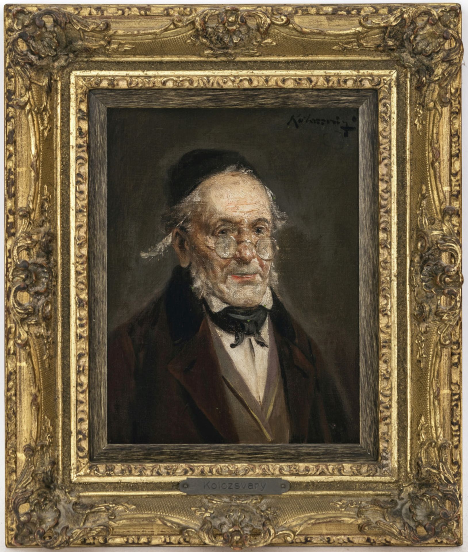 Portrait of a gentleman with glasses - Image 4 of 4