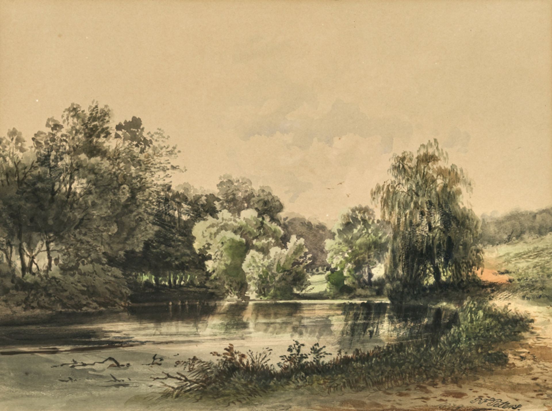 Pond landscape - Image 2 of 4