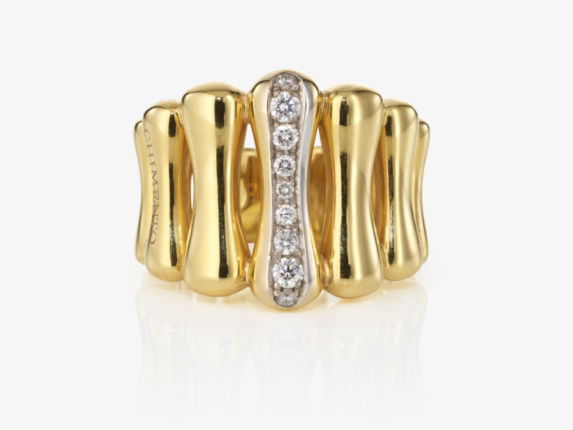 A ring with brilliant-cut diamonds - Image 4 of 4