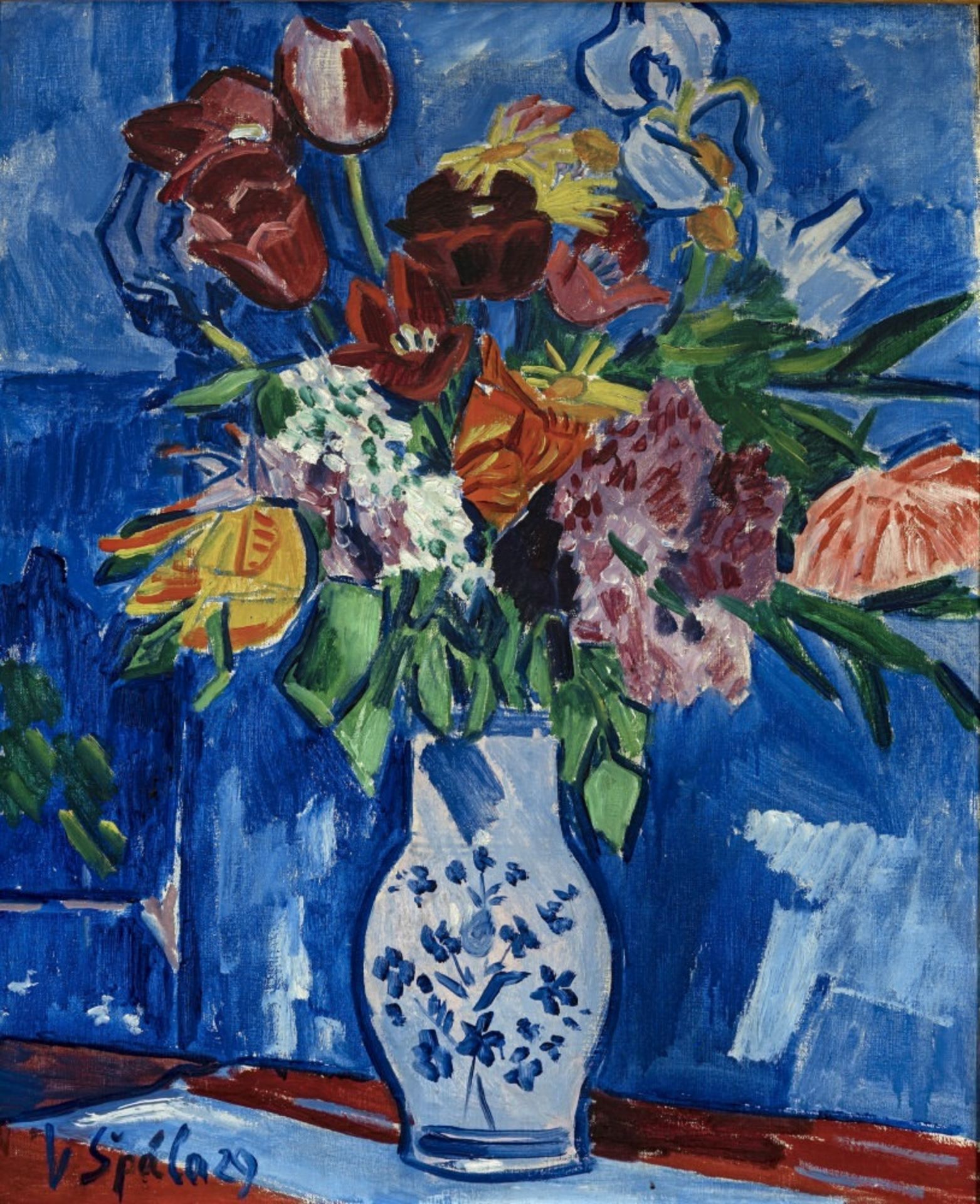 Václav Spála - Flowers in the jug (Kytky ve dzbánu). 1929