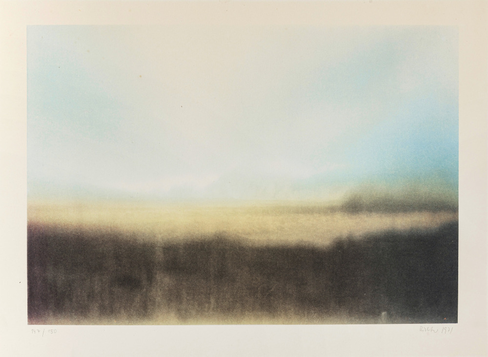 Gerhard Richter - Teyde landscape. 1971