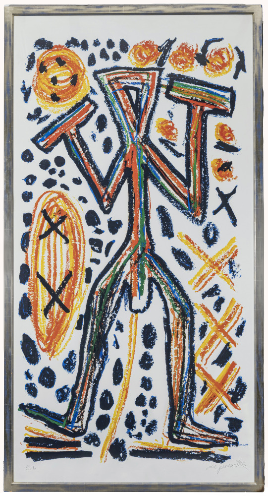 A.R. Penck - Standard. 1991 - Image 2 of 2