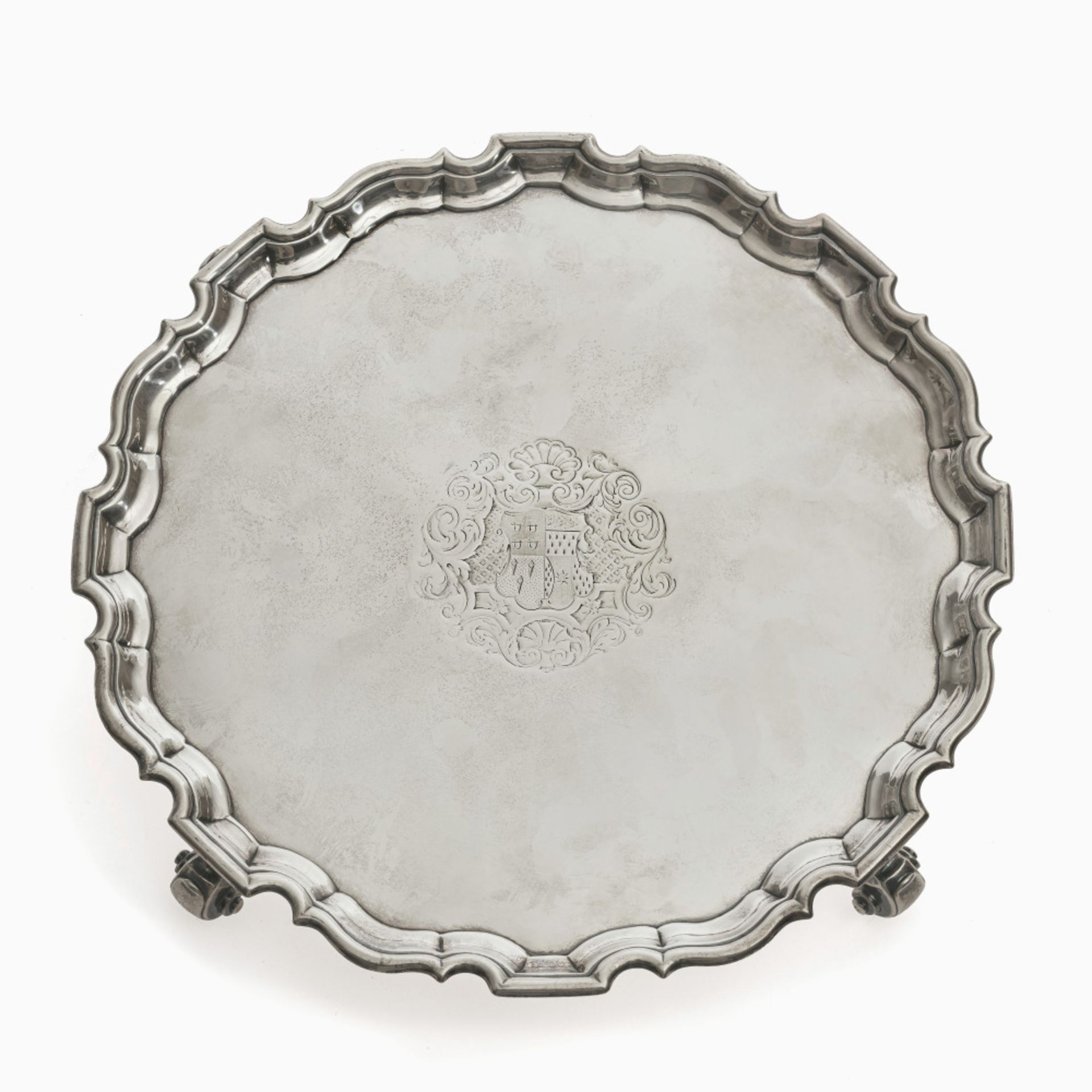 A tray (salver) - London, 1736/1737, Dennis Langton