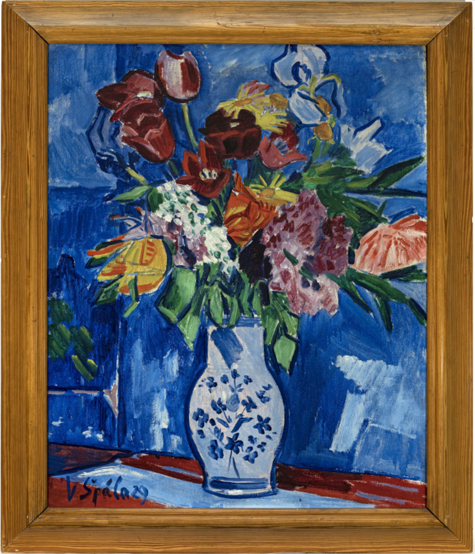 Václav Spála - Flowers in the jug (Kytky ve dzbánu). 1929 - Image 2 of 3