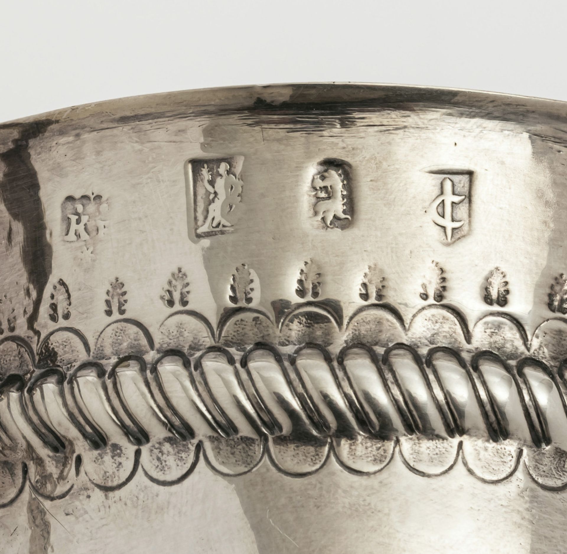 Porringer - London, 1698/1699, William Keatt - Bild 3 aus 3