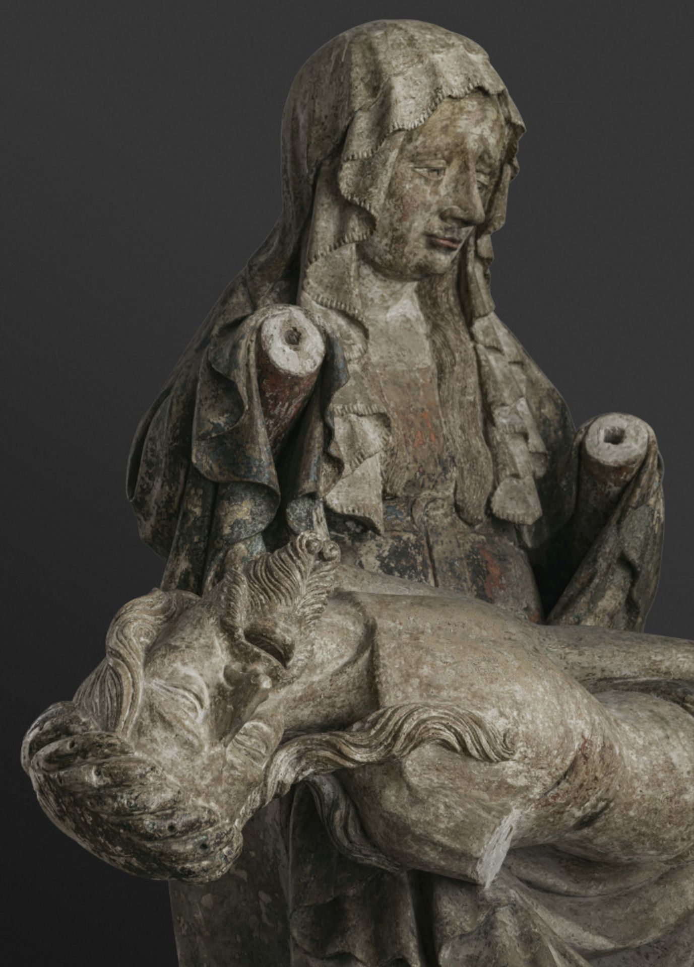 Pietà - Wohl Salzburg, um 1430 - Bild 2 aus 4