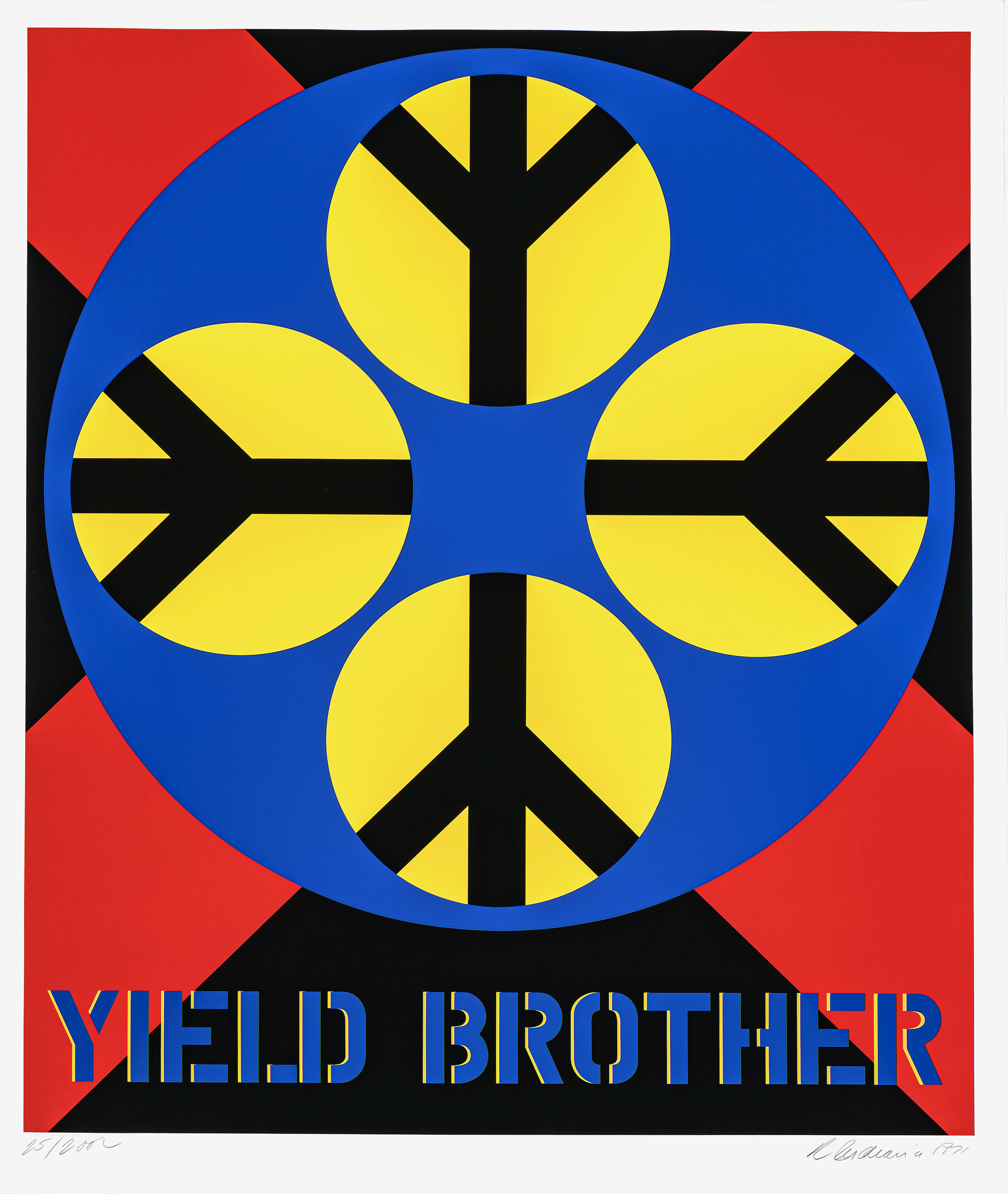 Robert Indiana - From the Decade portfolio. 1971 - Image 6 of 7