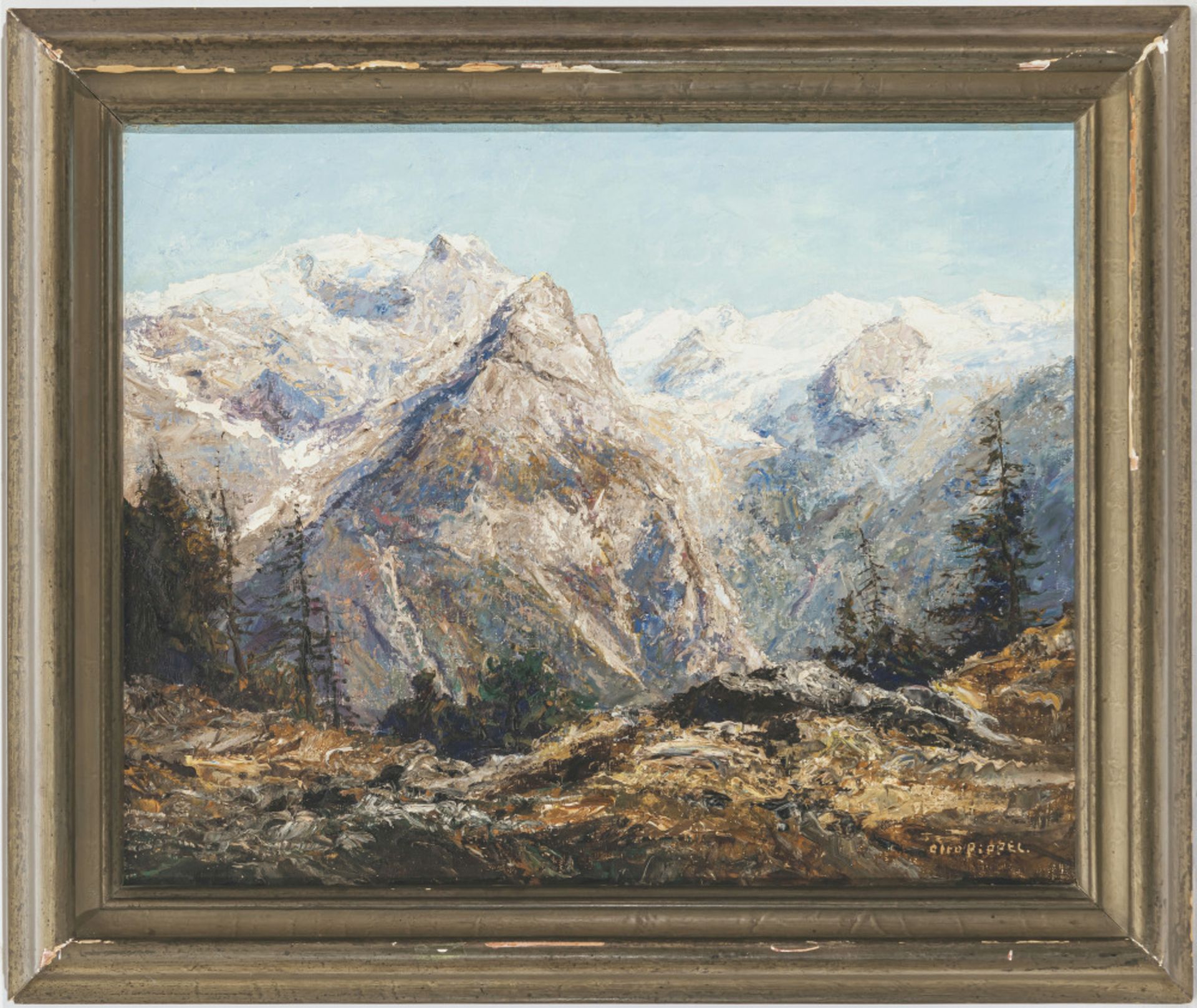 Otto Pippel - Gebirgslandschaft - Bild 2 aus 2