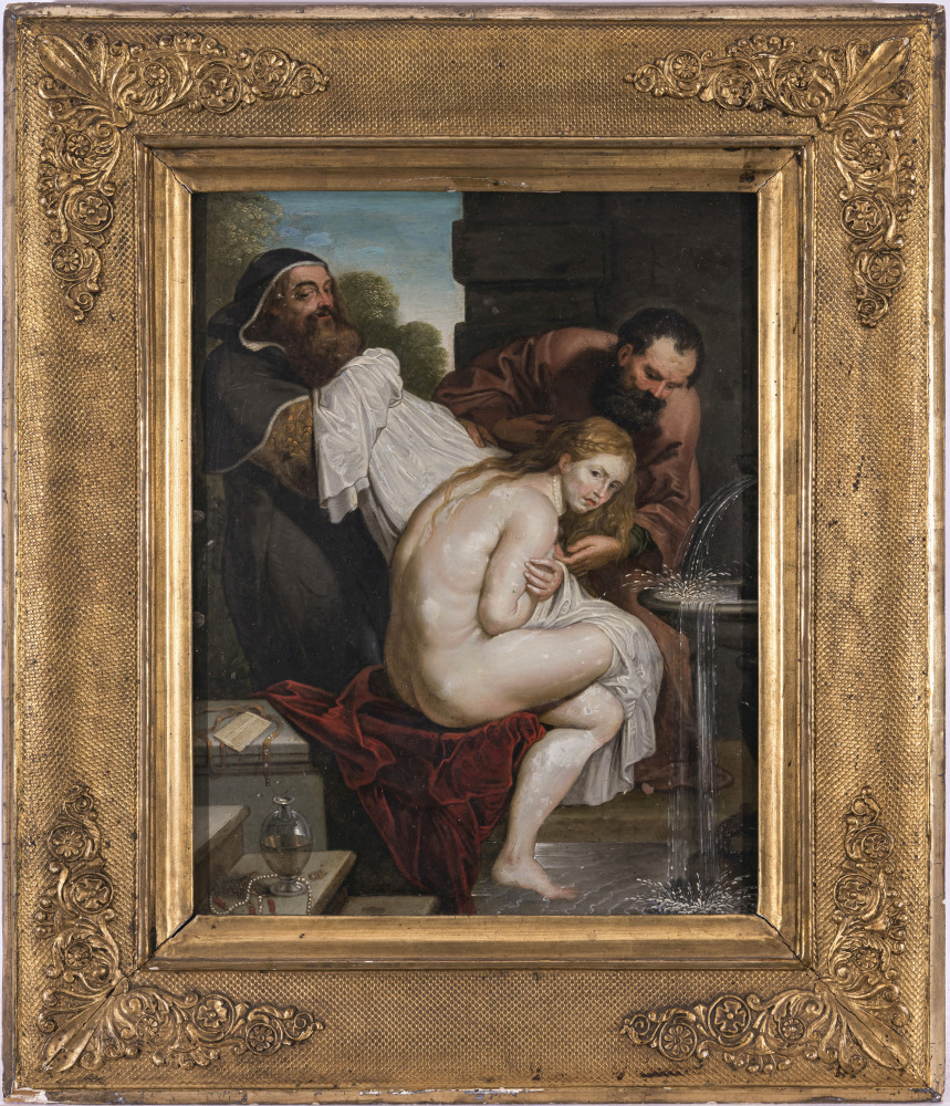 Peter Paul Rubens, Nachfolge - Susanna and the two Elder - Image 2 of 2