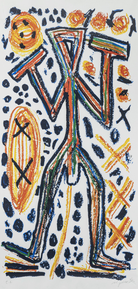 A.R. Penck - Standard. 1991