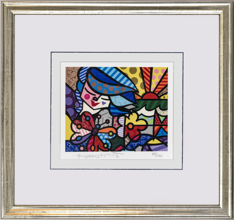 Romero Britto - From the Britto Garden. 2001 / Deeply in Love. 2002 - Image 2 of 3