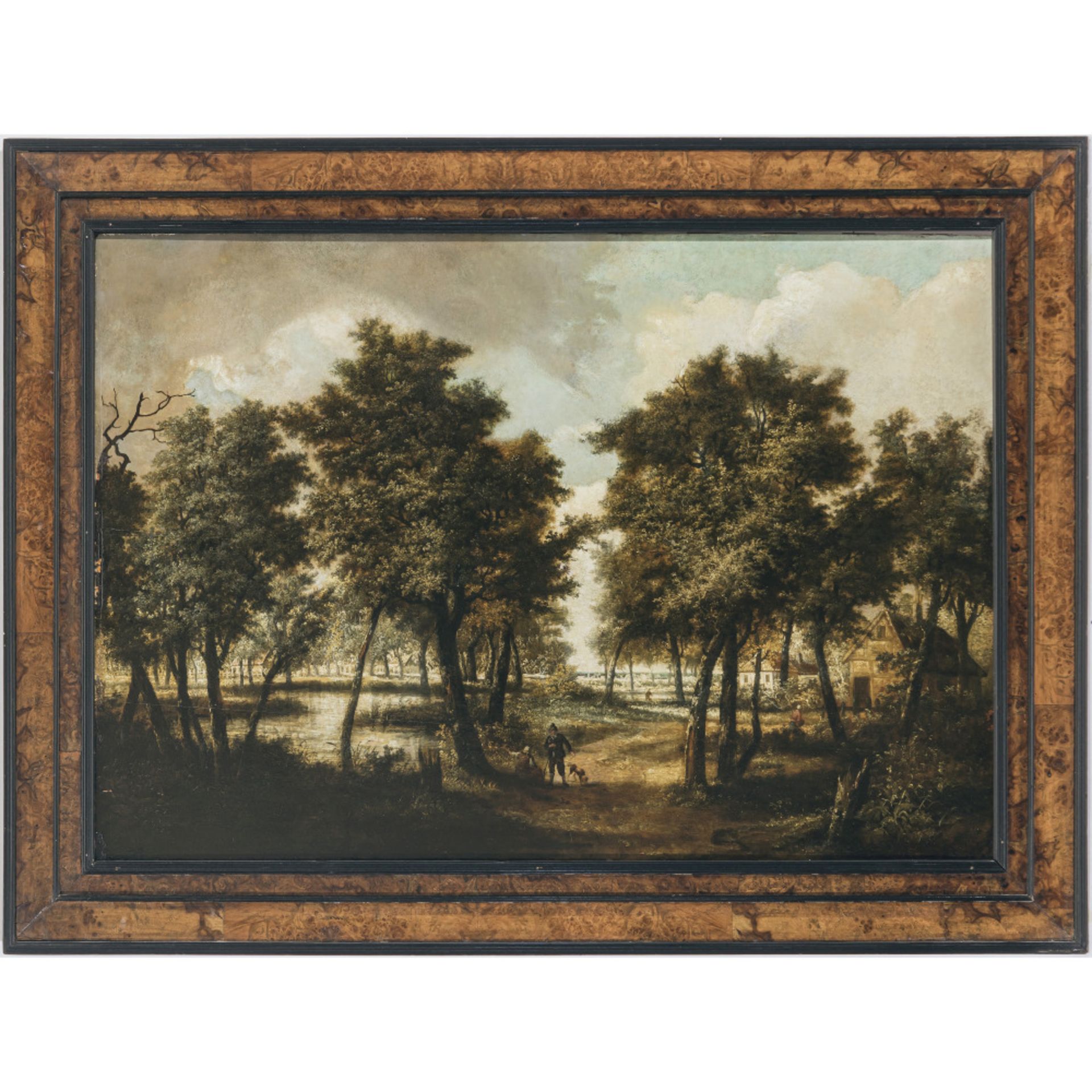 Meindert Hobbema - Oak forest - Image 2 of 4