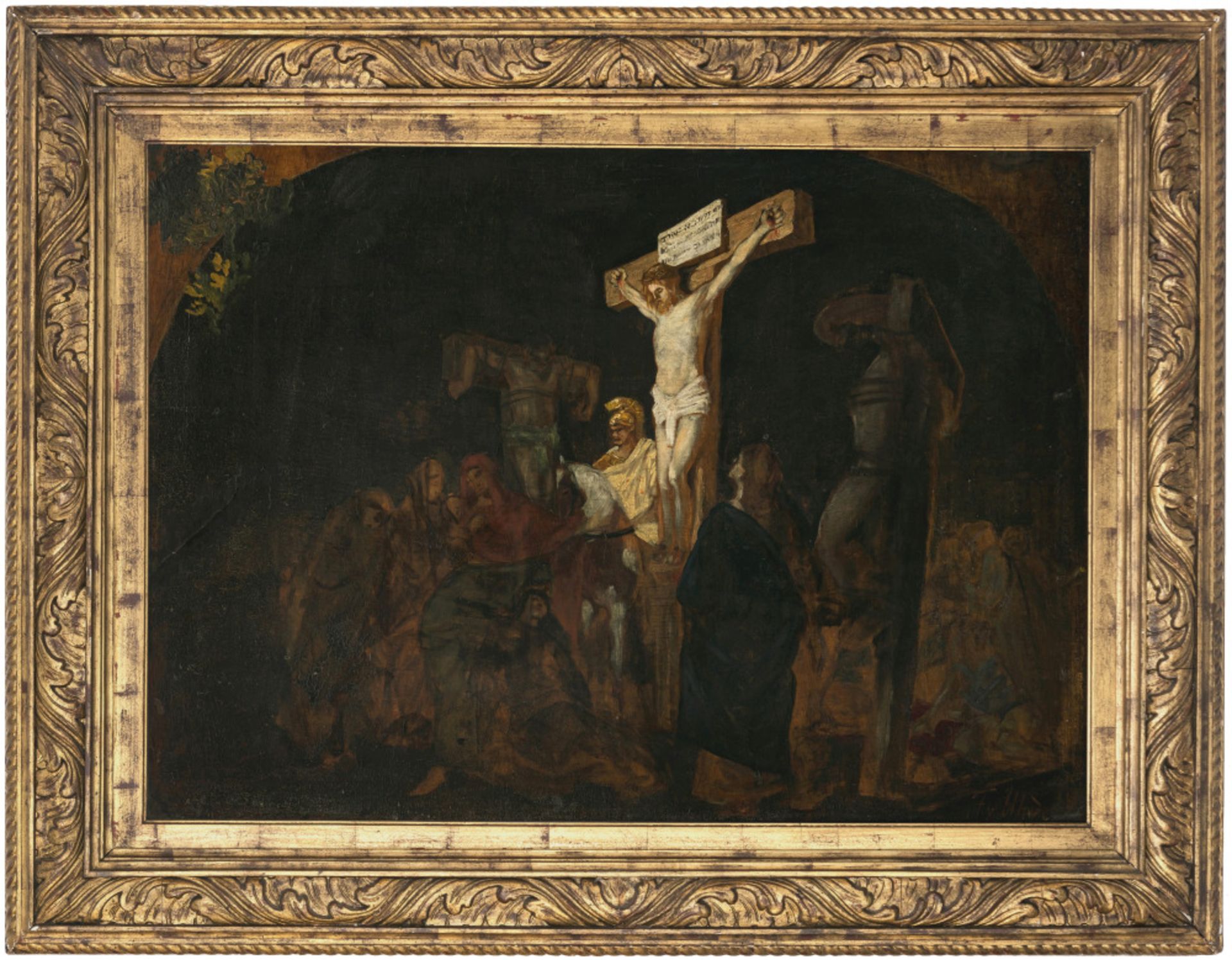 Fritz von Uhde - Crucifixion of Jesus - Image 2 of 3