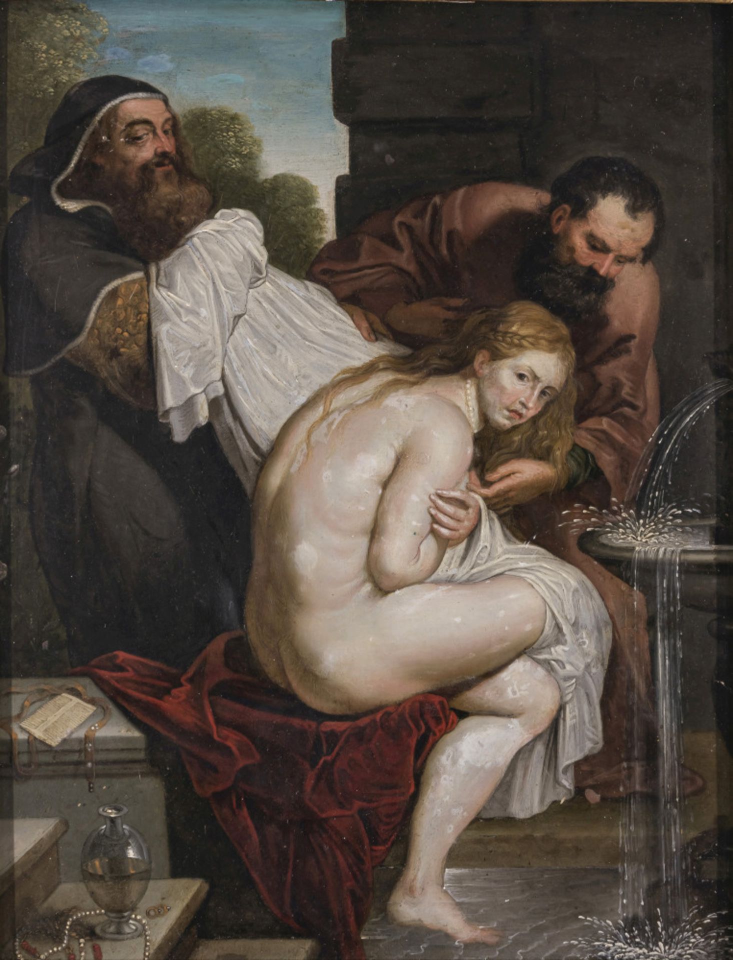 Peter Paul Rubens, Nachfolge - Susanna and the two Elder