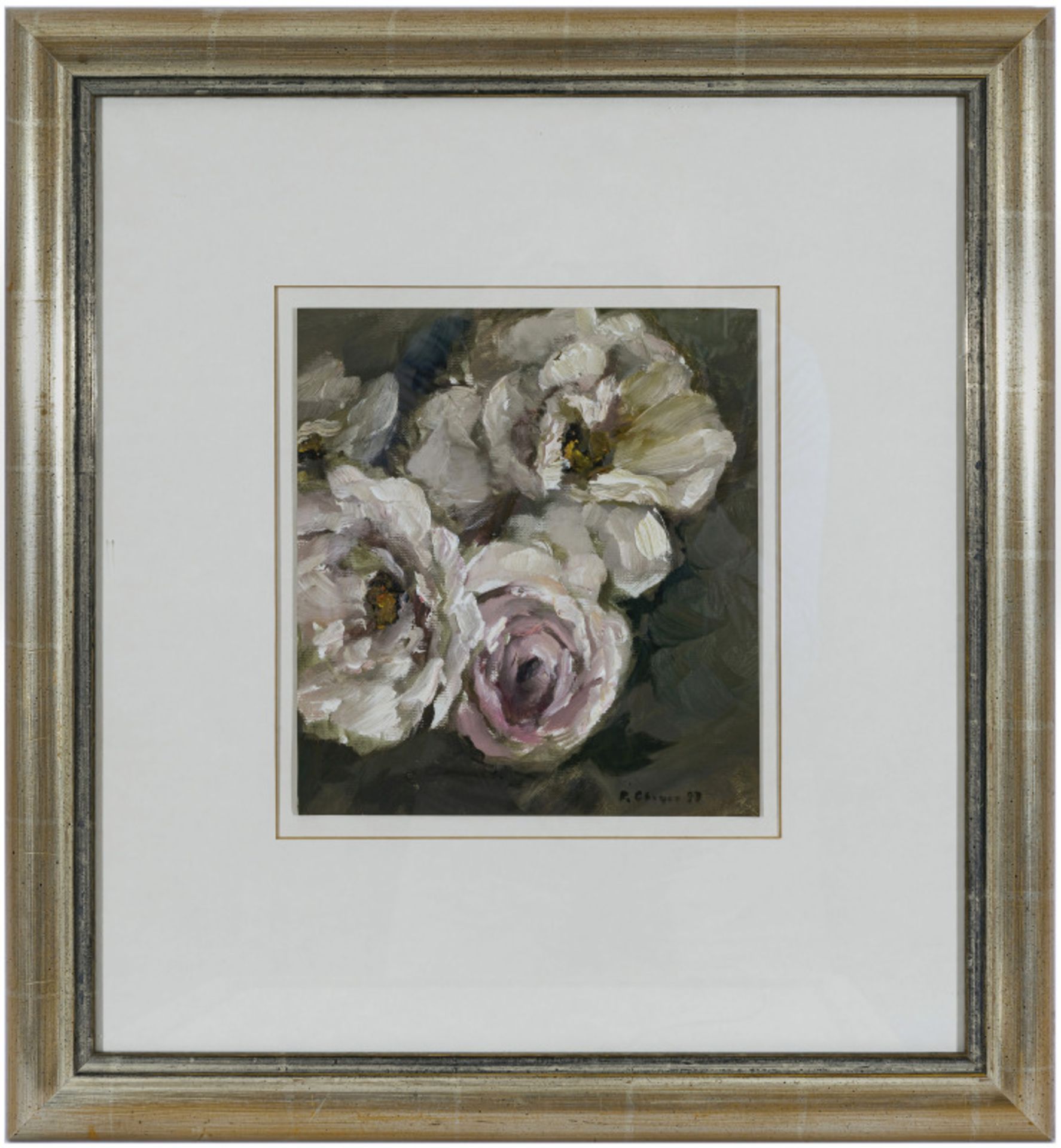 Unbekannt - Weiße Rosen. 1927 - Bild 2 aus 2