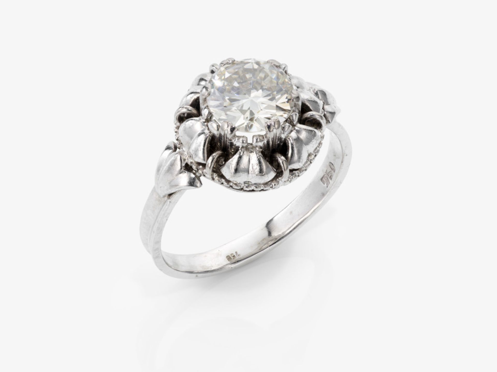 A solitaire ring