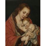 Joos van Cleve, Nachfolge - Maria mit dem schlafenden Jesuskind an der Brust