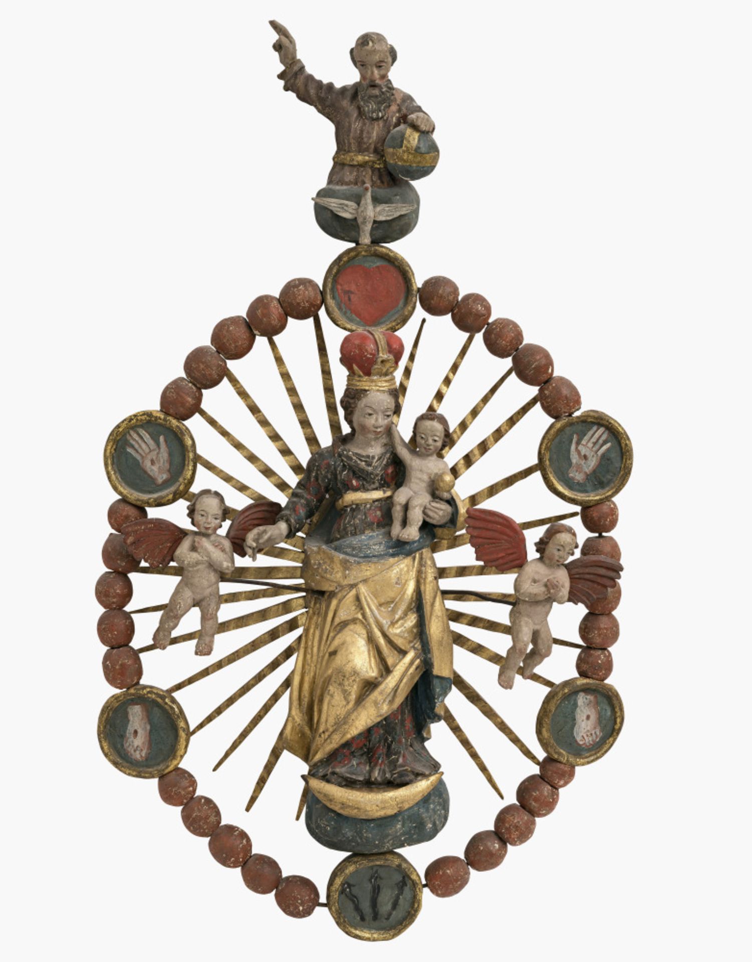 Madonna with halo - South German, 18th century