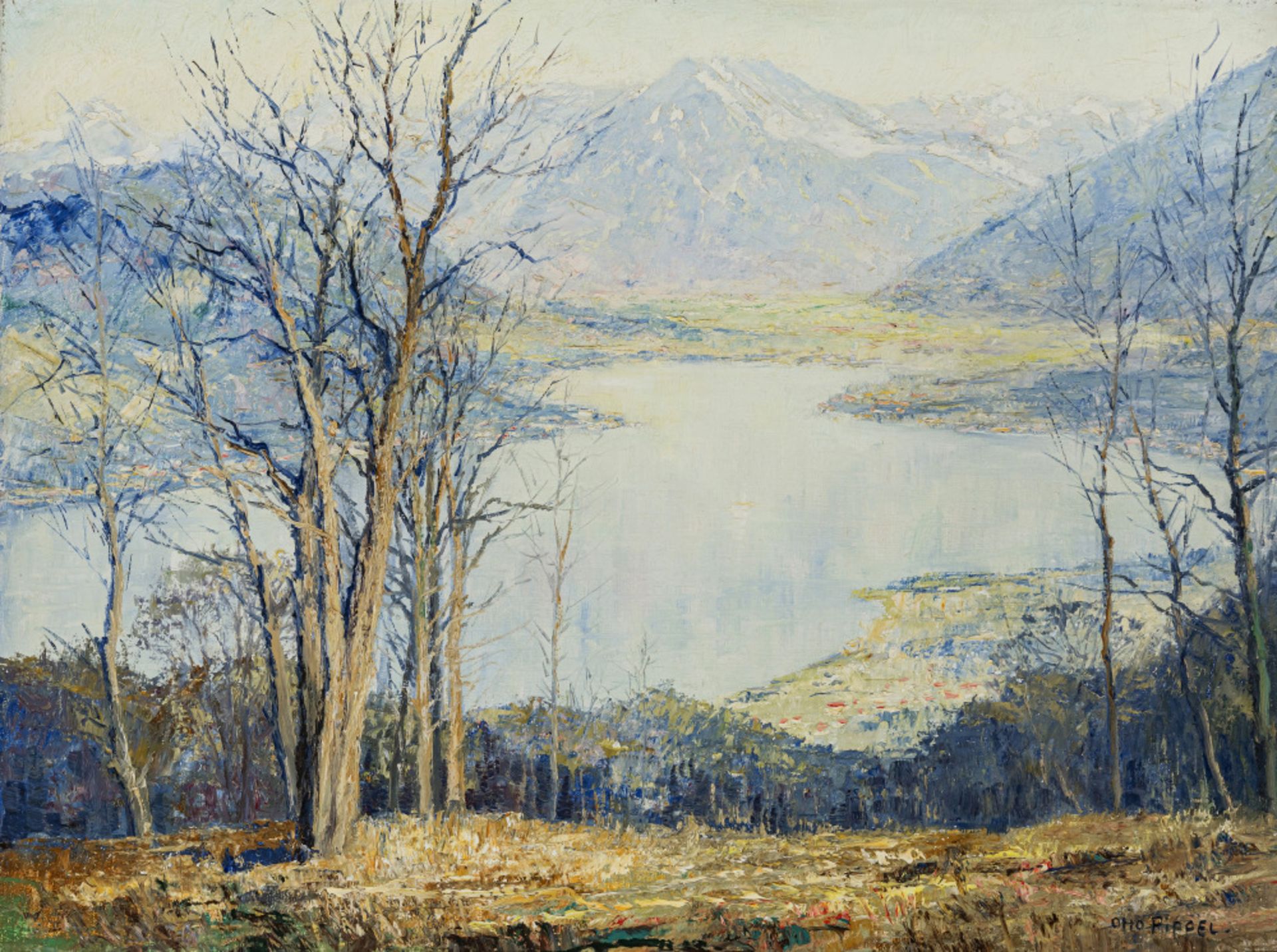 Otto Pippel - View over the Tegernsee