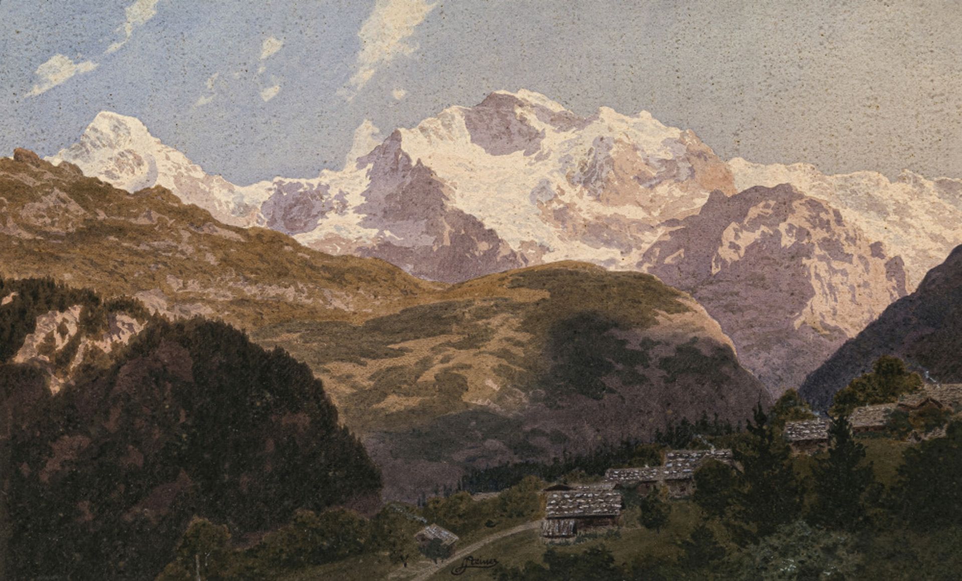 Leonhard Steiner - Swiss mountain landscape