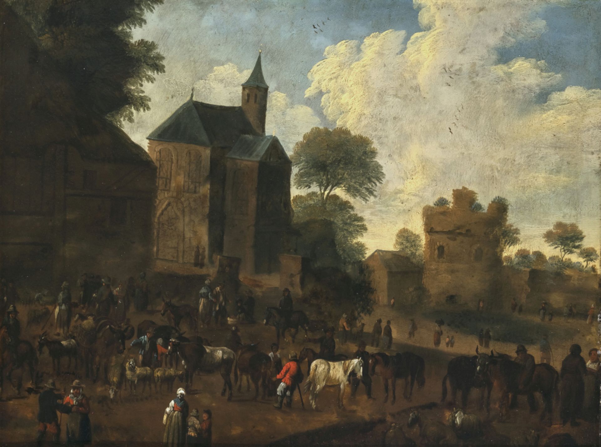 Niederlande 17th century - Cattle market