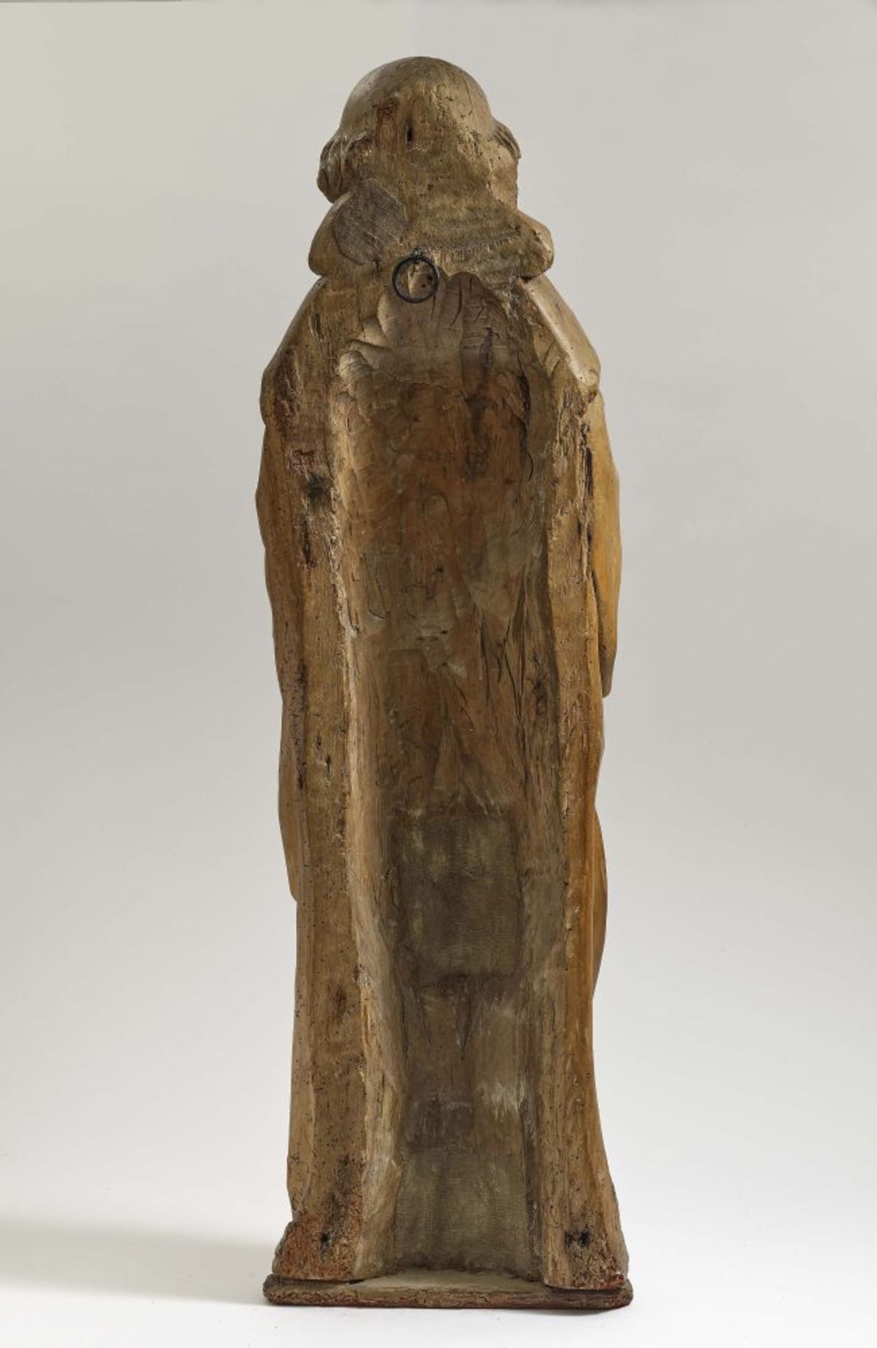 Holy monk (Saint Leonard?) - Middle Rhine, end of the 15th century - Image 2 of 3