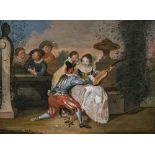 Antoine Watteau, nach 18. Jh. - Galante Szene im Park