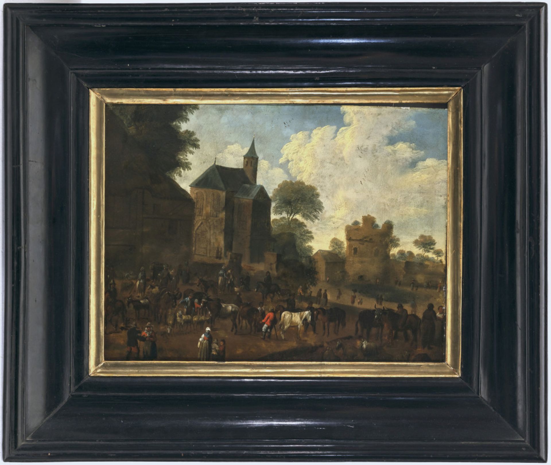 Niederlande 17th century - Cattle market - Image 2 of 2