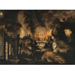 Deutsch (Johann König, 1586 Nürnberg - um 1642 Nürnberg, ?) 17. Jh. - Der Untergang von Sodom und