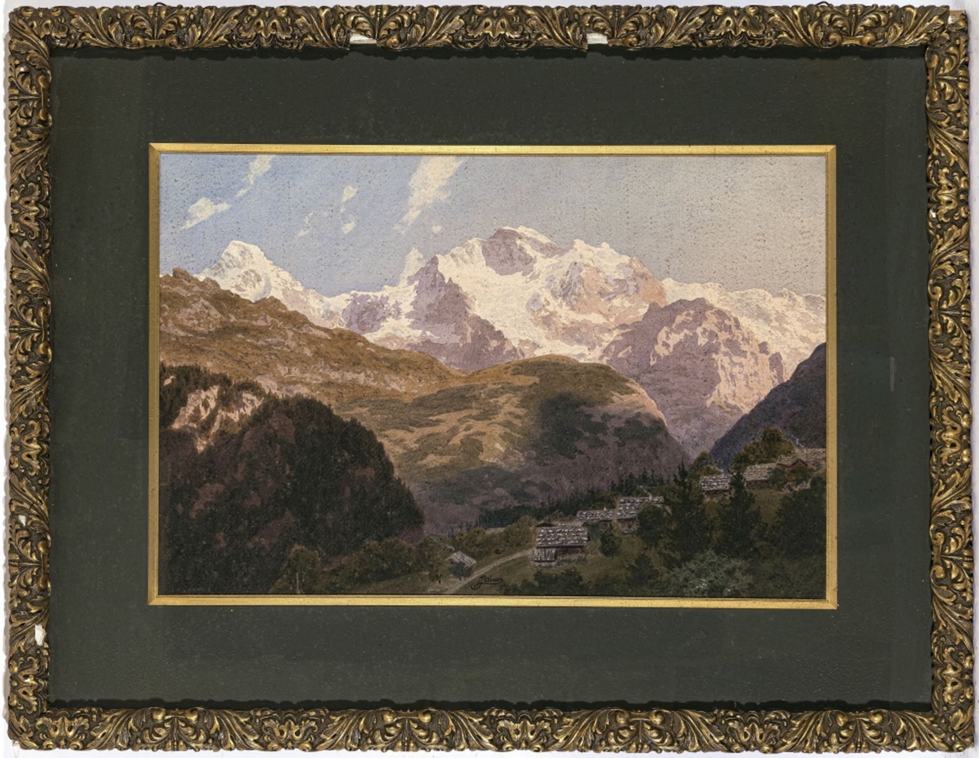 Leonhard Steiner - Swiss mountain landscape - Image 2 of 2