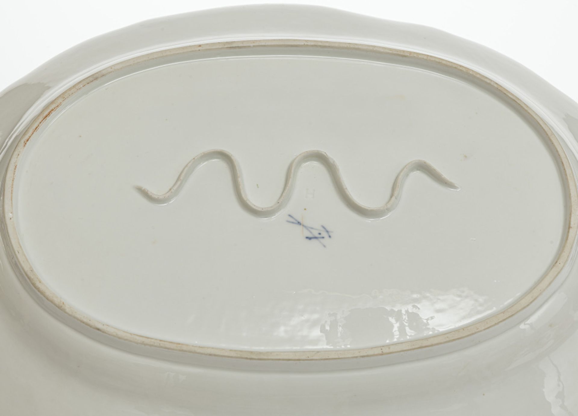 Ovale Platte - Meissen, Punktzeit - Bild 2 aus 2
