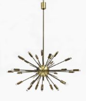 Deckenlampe "Sputnik", wohl 1960er Jahre