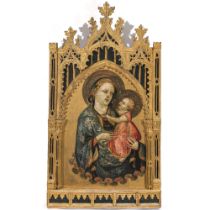 Italien um 1400 (?) - Maria mit Kind