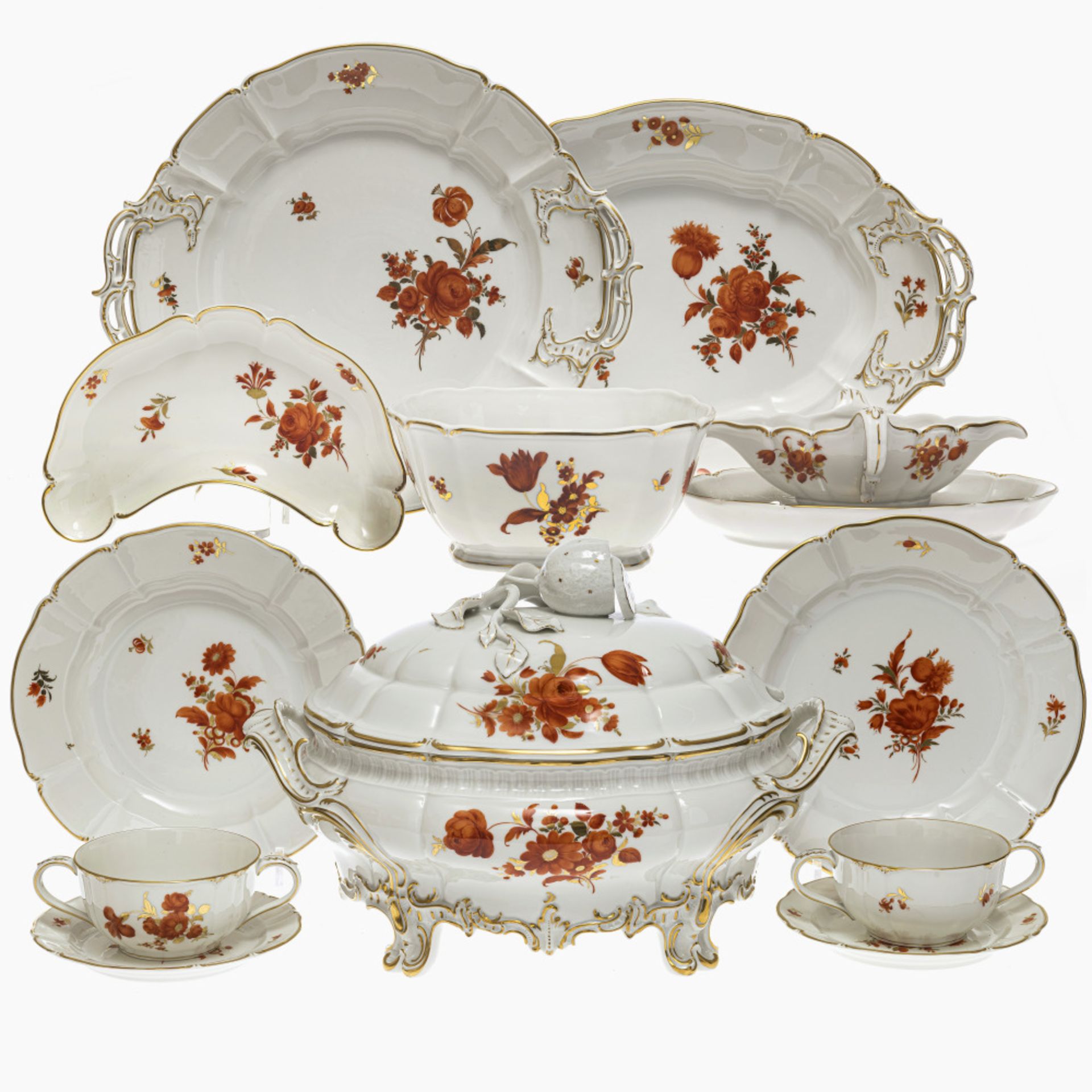 A 92-piece dinner service - Nymphenburg