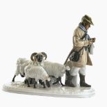 A shepherd group - Meissen, design by Otto Pilz, 1908