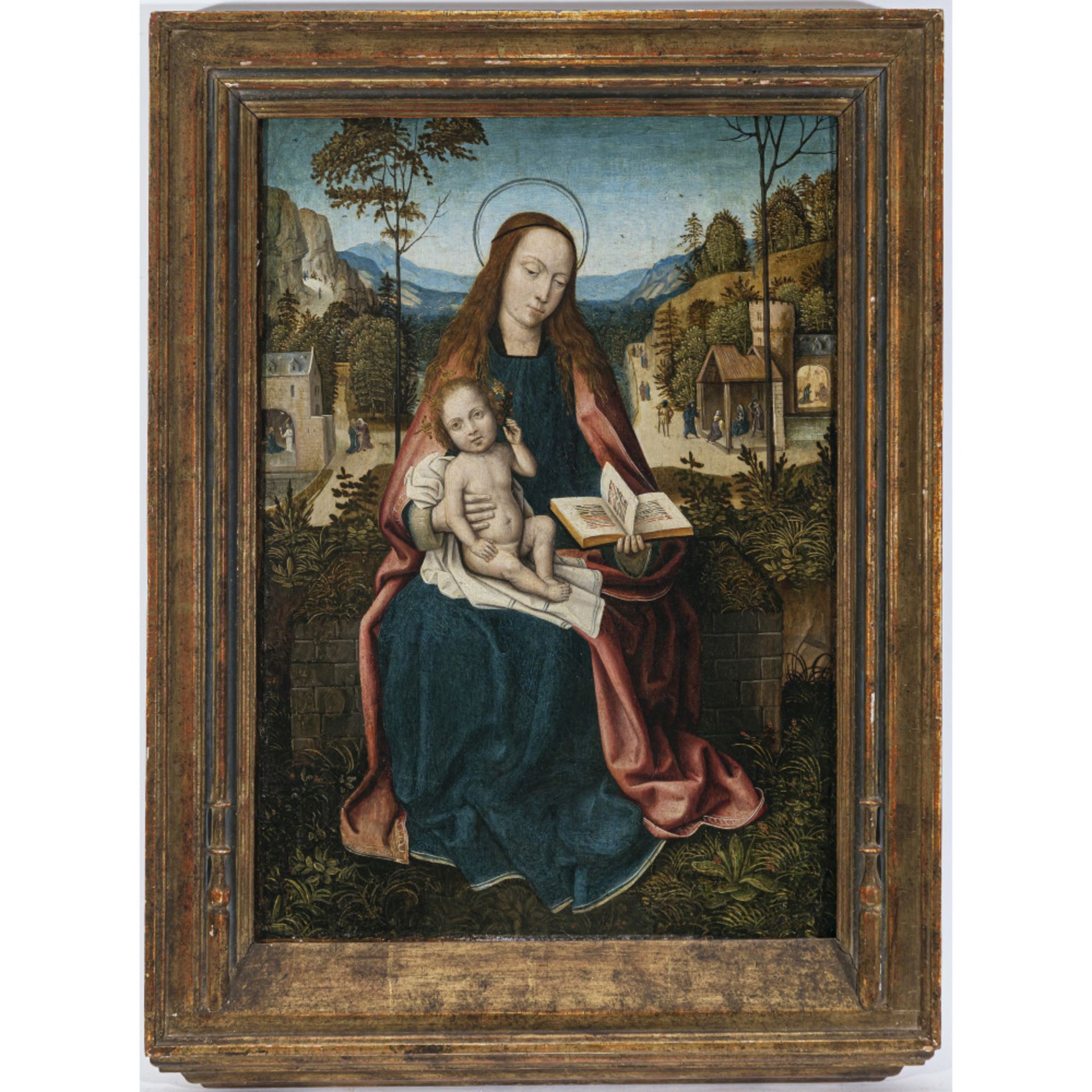 Meister von Frankfurt, zugeschrieben - Mary and Child - Image 2 of 2