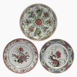 Three platters - China, Qing