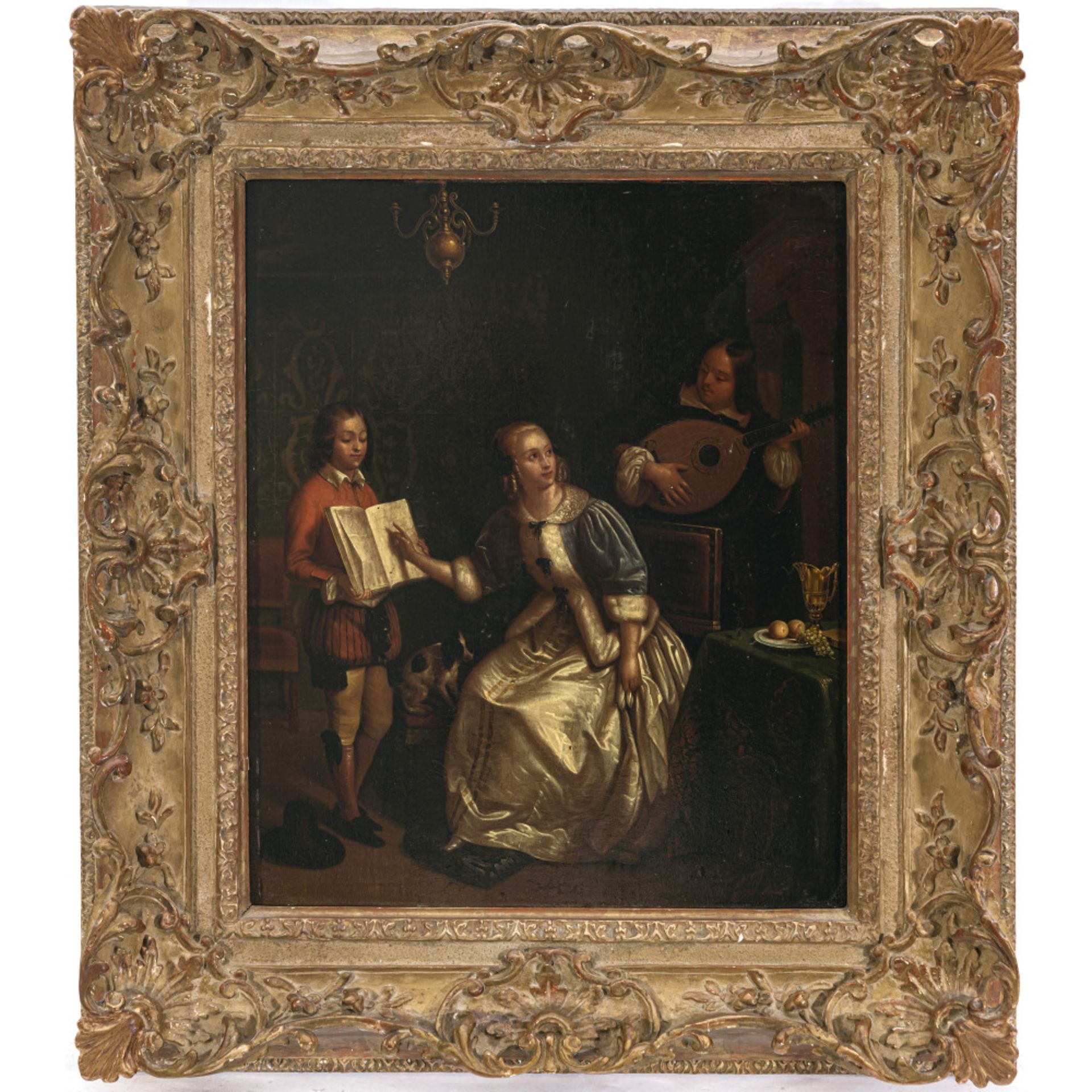 Willem van Mieris, Art des - Musizierende Gesellschaft - Bild 2 aus 2