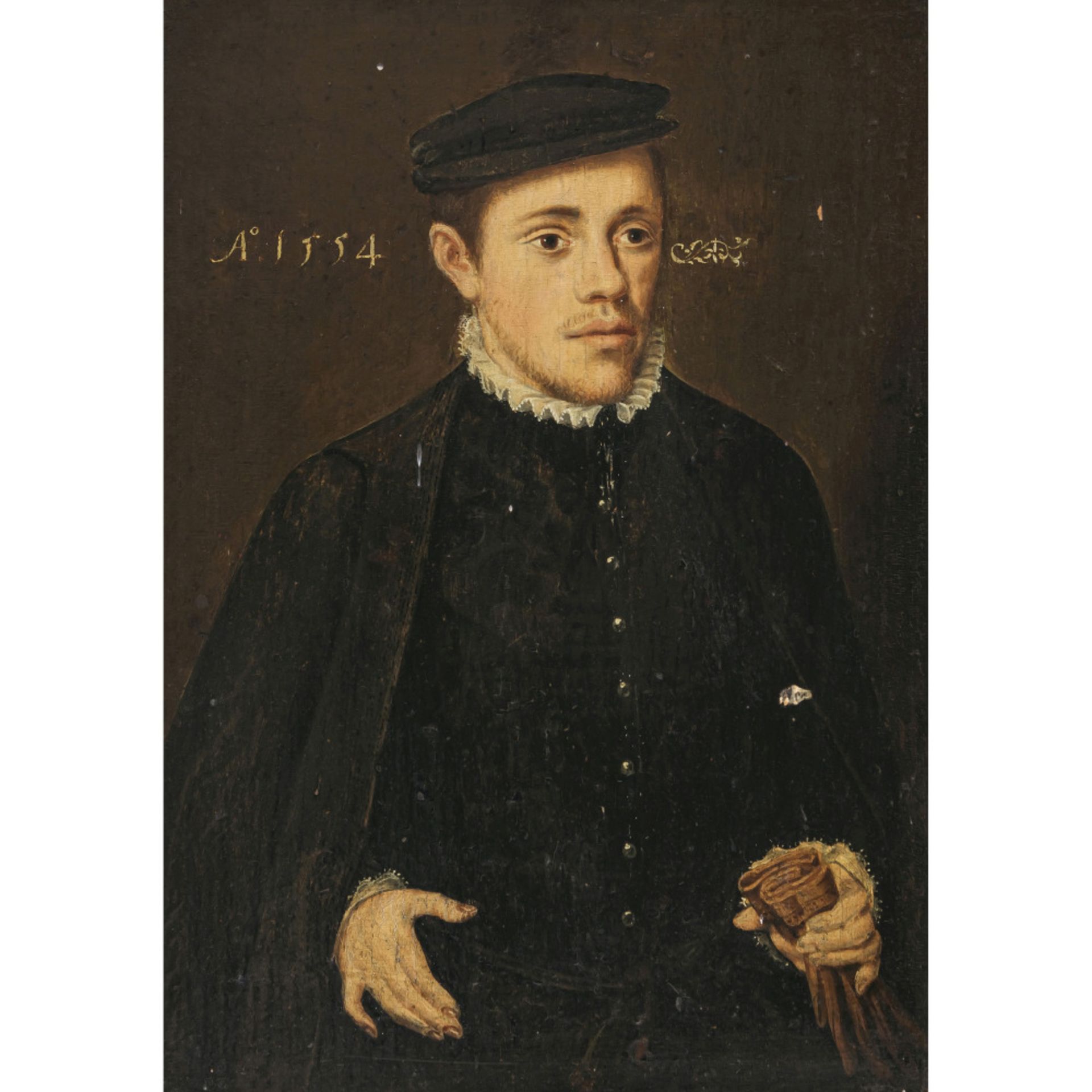 Flämisch (?) circa 1554 - Portrait of a young man