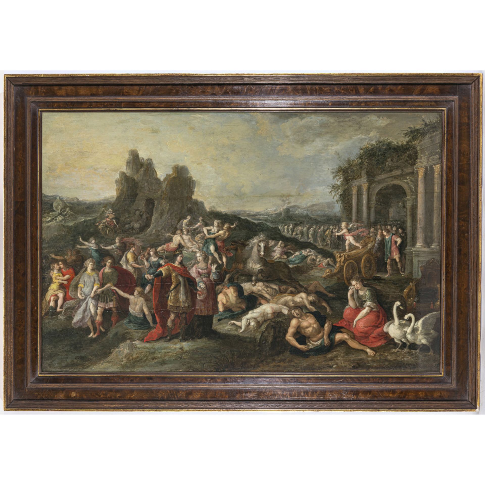 Frans Francken d. J., Werkstatt - The slaves of love or the triumph of Cupid - Image 2 of 3