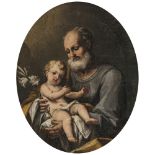 Italien 17. Jh. - Der Hl. Joseph mit dem Jesuskind