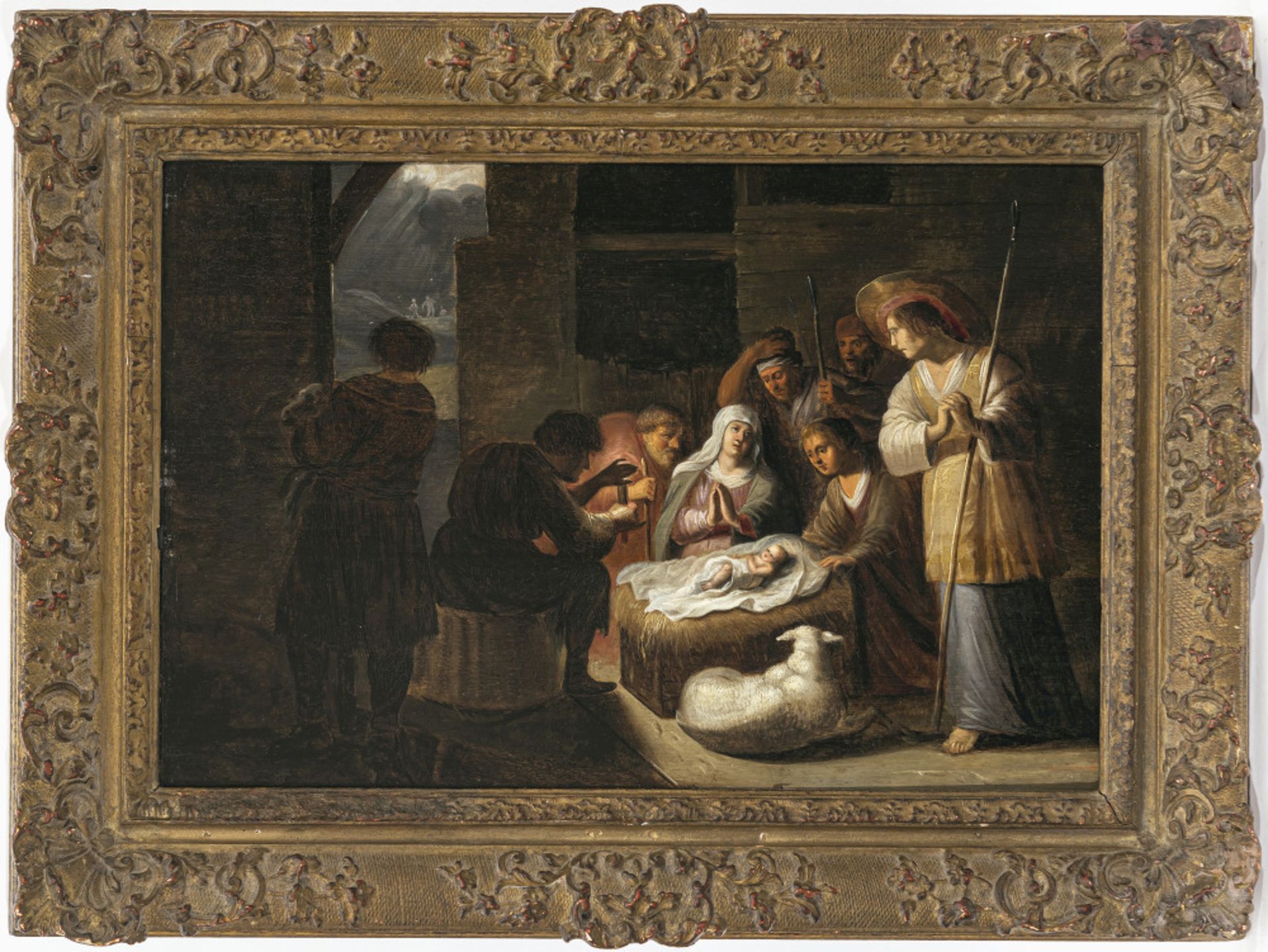 Benjamin Gerritsz. Cuyp - The Adoration of the Shepherds - Image 2 of 2